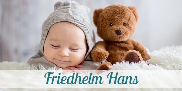 Namensbild von Friedhelm Hans auf vorname.com