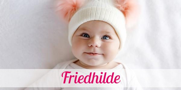Namensbild von Friedhilde auf vorname.com