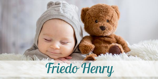 Namensbild von Friedo Henry auf vorname.com