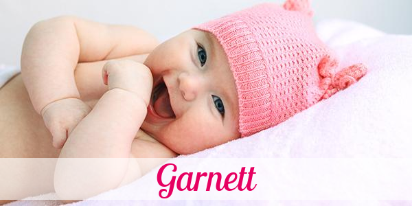 Namensbild von Garnett auf vorname.com