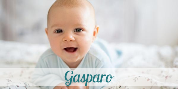 Namensbild von Gasparo auf vorname.com