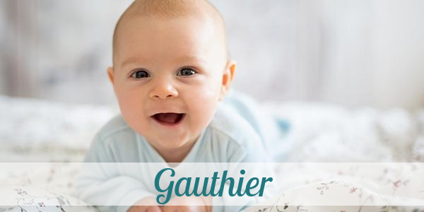 Namensbild von Gauthier auf vorname.com