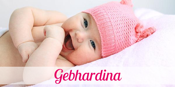 Namensbild von Gebhardina auf vorname.com