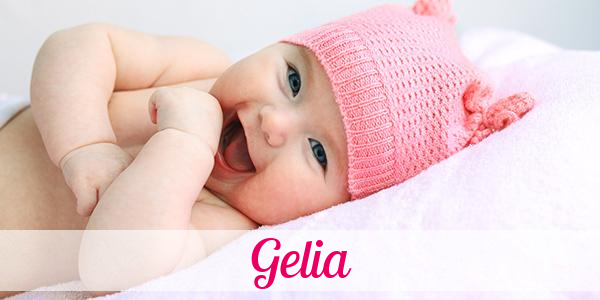 Namensbild von Gelia auf vorname.com