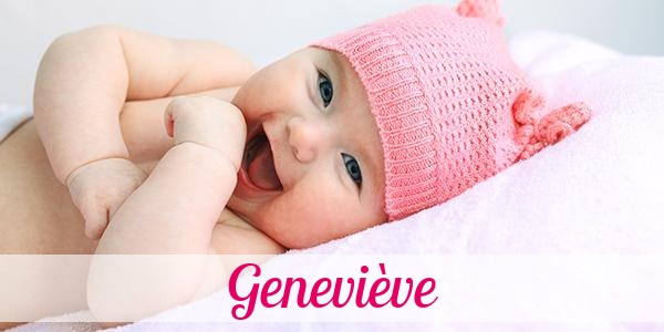 Namensbild von Geneviève auf vorname.com