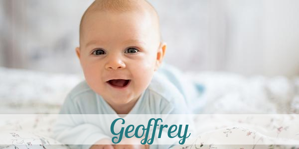 Namensbild von Geoffrey auf vorname.com