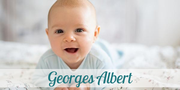 Namensbild von Georges Albert auf vorname.com