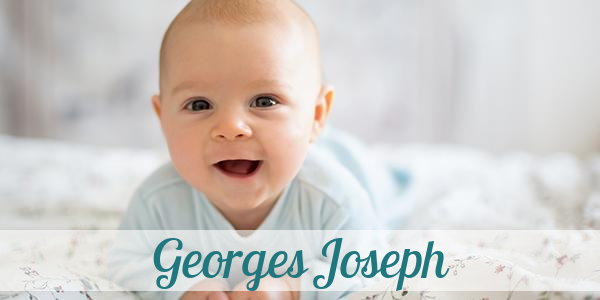 Namensbild von Georges Joseph auf vorname.com