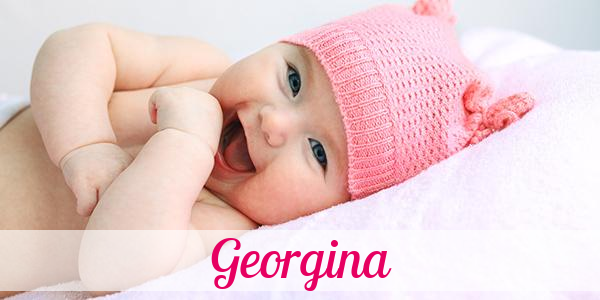 Namensbild von Georgina auf vorname.com