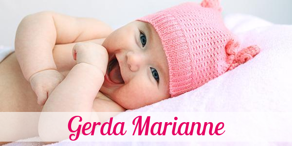 Namensbild von Gerda Marianne auf vorname.com