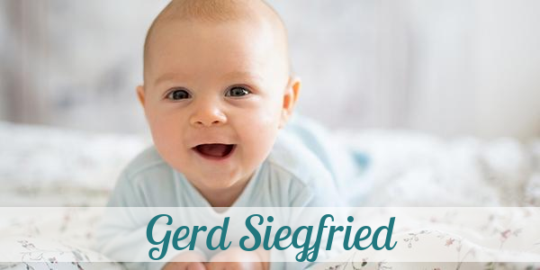 Namensbild von Gerd Siegfried auf vorname.com