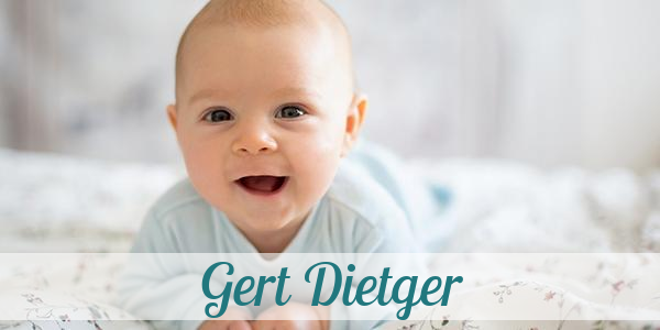 Namensbild von Gert Dietger auf vorname.com