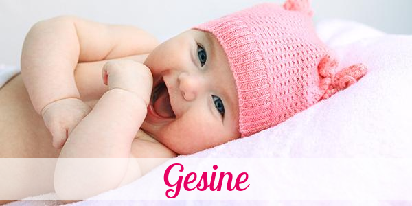 Namensbild von Gesine auf vorname.com