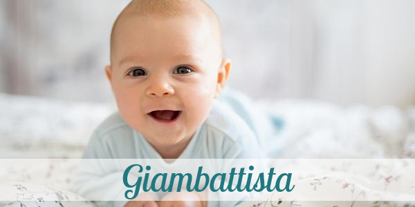 Namensbild von Giambattista auf vorname.com