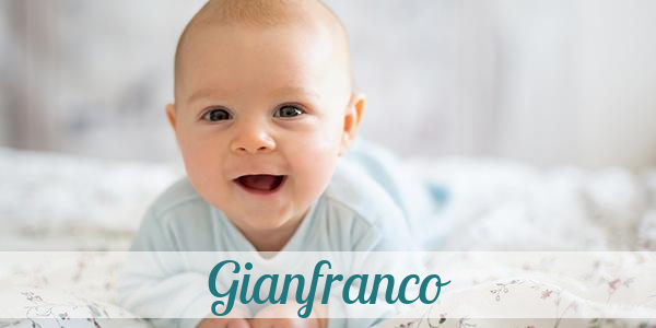 Namensbild von Gianfranco auf vorname.com