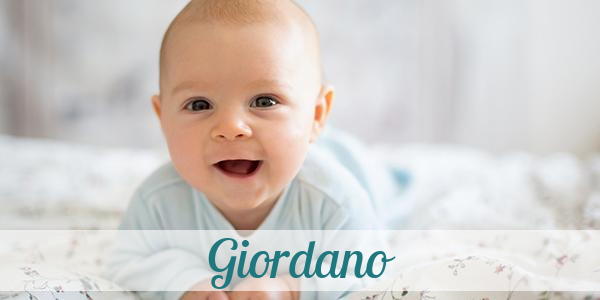 Namensbild von Giordano auf vorname.com