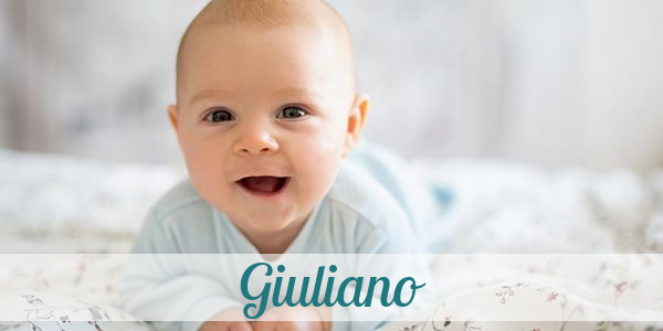 Namensbild von Giuliano auf vorname.com
