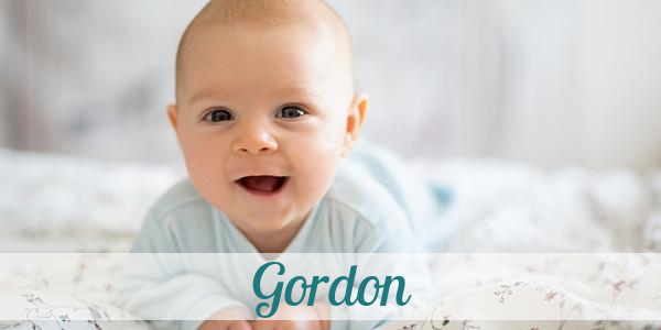 Namensbild von Gordon auf vorname.com