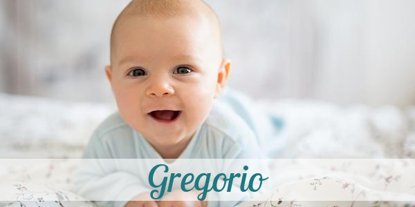 Namensbild von Gregorio auf vorname.com