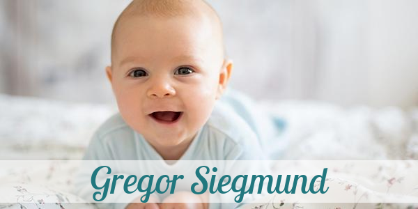 Namensbild von Gregor Siegmund auf vorname.com