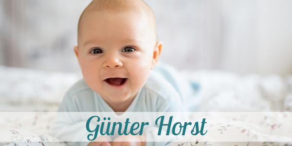 Namensbild von Günter Horst auf vorname.com