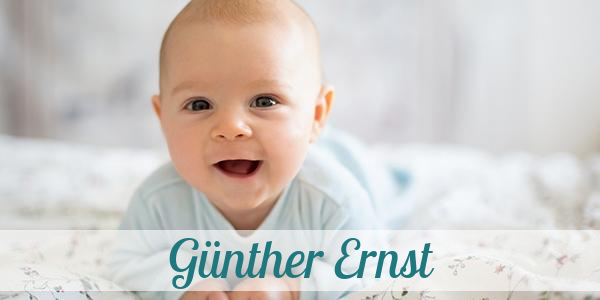 Namensbild von Günther Ernst auf vorname.com