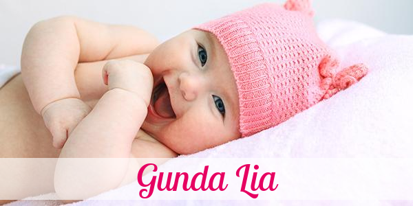 Namensbild von Gunda Lia auf vorname.com