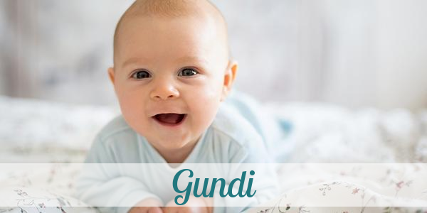 Namensbild von Gundi auf vorname.com