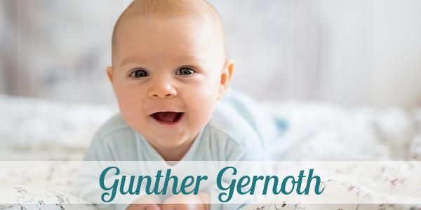 Namensbild von Gunther Gernoth auf vorname.com