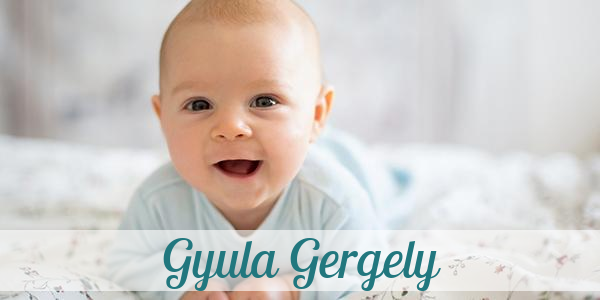 Namensbild von Gyula Gergely auf vorname.com