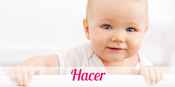 Namensbild von Hacer auf vorname.com