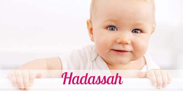 Namensbild von Hadassah auf vorname.com