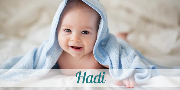 Namensbild von Hadi auf vorname.com