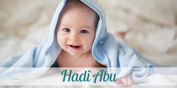 Namensbild von Hadi Abu auf vorname.com