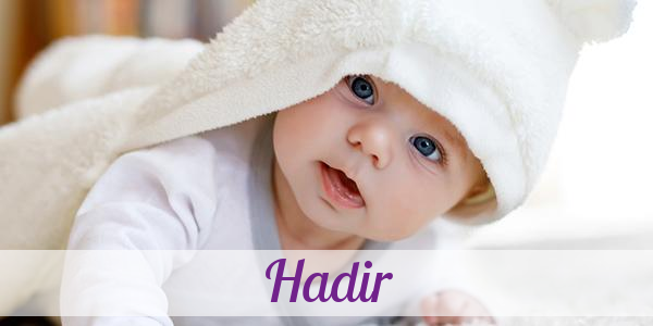 Namensbild von Hadir auf vorname.com