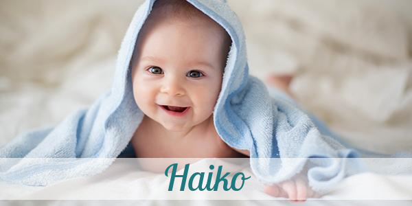 Namensbild von Haiko auf vorname.com