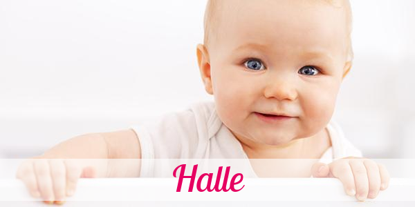 Namensbild von Halle auf vorname.com