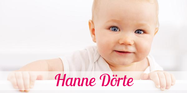 Namensbild von Hanne Dörte auf vorname.com