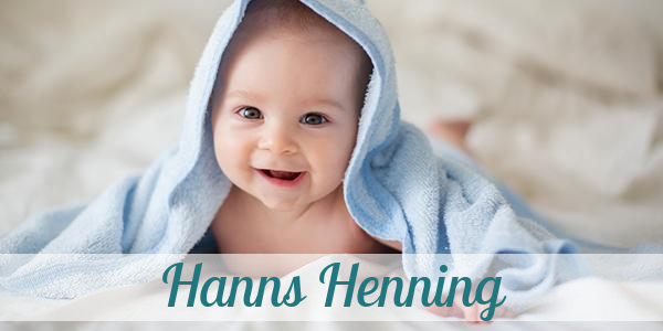 Namensbild von Hanns Henning auf vorname.com