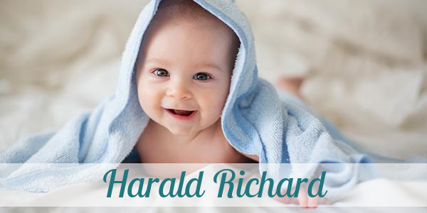 Namensbild von Harald Richard auf vorname.com