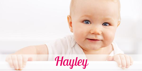 Namensbild von Hayley auf vorname.com