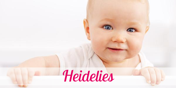 Namensbild von Heidelies auf vorname.com