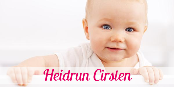 Namensbild von Heidrun Cirsten auf vorname.com