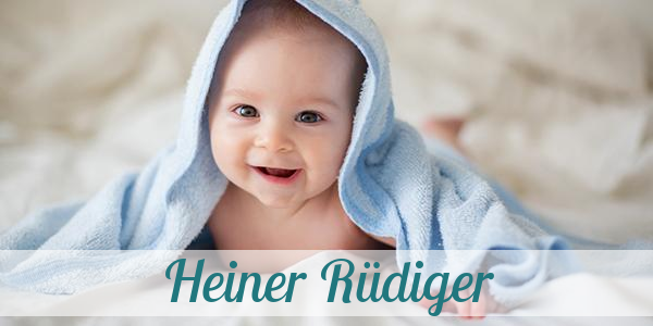 Namensbild von Heiner Rüdiger auf vorname.com