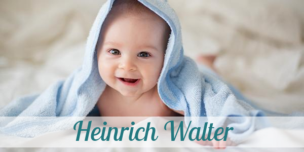 Namensbild von Heinrich Walter auf vorname.com