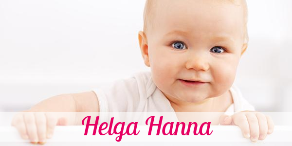 Namensbild von Helga Hanna auf vorname.com