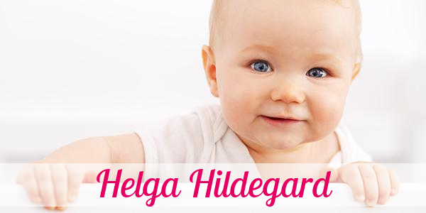 Namensbild von Helga Hildegard auf vorname.com