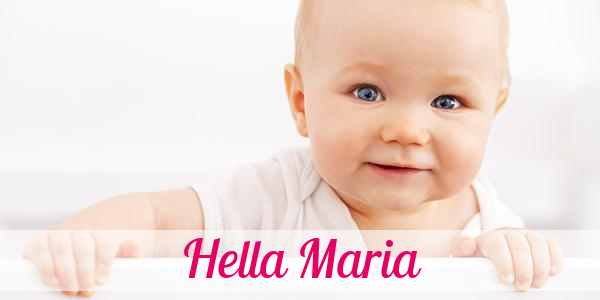 Namensbild von Hella Maria auf vorname.com