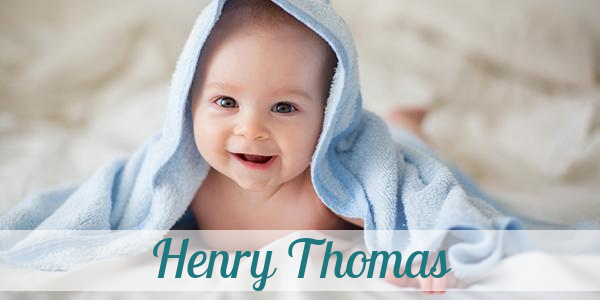 Namensbild von Henry Thomas auf vorname.com