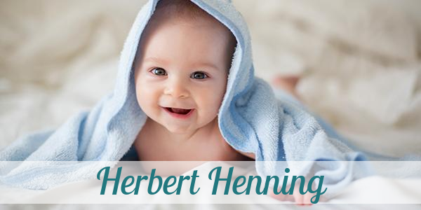 Namensbild von Herbert Henning auf vorname.com